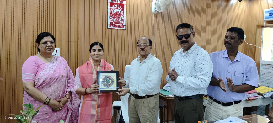 राष्ट्रीय मानवाधिकार आयोग के सदस्यों का मगध विश्वविद्यालय में गर्मजोशी से स्वागत