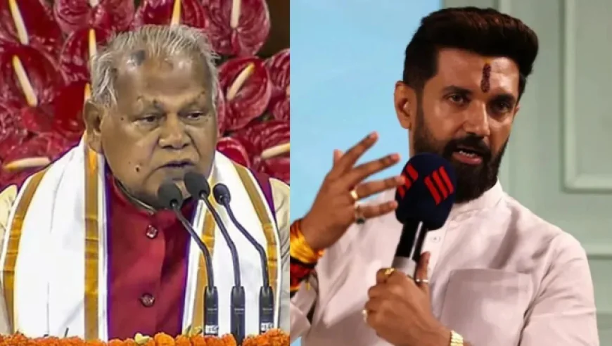 NDA में आरक्षण पर रार, जीतन राम मांझी के बेटे की 'कोटे में कोटा' की मांग पर चिराग पासवान का पलटवार