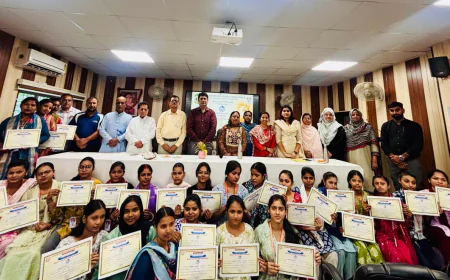 जीबीएम कॉलेज में दर्शनशास्त्र विभाग द्वारा "गुरु-शिष्य परंपरा" विषय पर विशेष व्याख्यान का हुआ आयोजन जीवन विद्या कोर्स पूर्ण करने पर छात्राओं को प्रमाणपत्र देकर किया गया सम्मानित