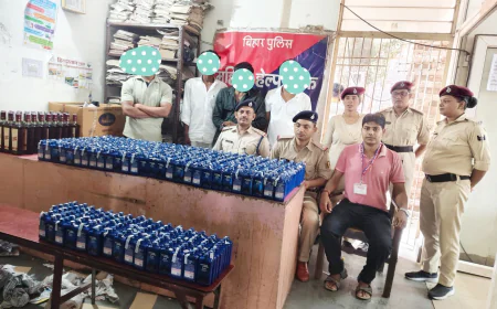 ऑपरेशन सतर्क के तहत गया जंक्शन पर 172 लीटर अंग्रेजी शराब बरामद, चार तस्कर गिरफ्तार