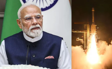 ISRO की बड़ी कामयाबी पर PM मोदी ने दी बधाई, GSLV-F17 से EOS-05 की सफल लॉन्चिंग पर जताया गर्व