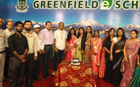 ग्रीन फील्ड ई स्कूल में उत्साह और सम्मान के साथ मनाया गया शिक्षक दिवस