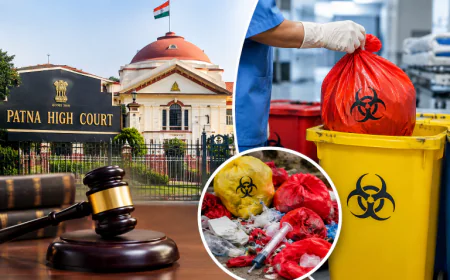 अस्पतालों के बायोमेडिकल कचरे पर पटना हाईकोर्ट सख्त, प्रदूषण बोर्ड से मांगी कार्रवाई की रिपोर्ट