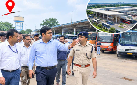रांची को जल्द मिलेगा बड़ा बस अड्डा, ट्रांसपोर्ट नगर में नगर आयुक्त ने किया निरीक्षण
