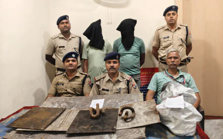 रेलवे की चोरी की संपत्ति खरीदने और रखने के आरोप में दो गिरफ्तार