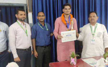 एयर राइफल शूटिंग में ऐलिस खान के शानदार प्रदर्शन पर कॉलेज में खुशी का माहौल