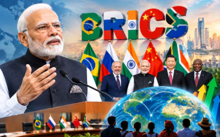 BRICS के 20 साल पूरे, PM मोदी का बड़ा विजन: अगले दो दशकों में ‘रूल-टेकर’ नहीं, ‘रूल-शेपर’ बनेगा ग्लोबल साउथ