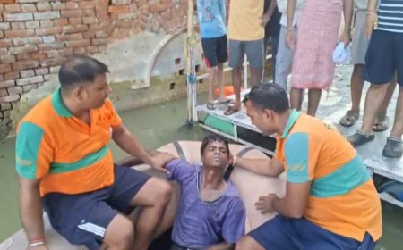 गहरे पानी में डूब रहा था मासूम, SDRF बनी देवदूत; शिवम को बचाकर लौटाई जिंदगी