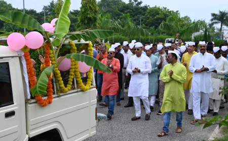 205 कोबरा परिसर में गणेश चतुर्थी पर हुई पूजा-अर्चना, अधिकारियों, जवानों एवं परिजनों ने विधि-विधान से की पूजा, सुख-शांति व समृद्धि की कामना