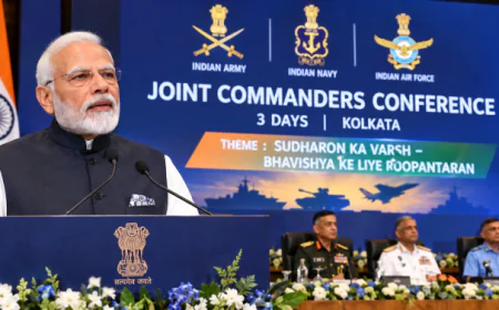 पीएम मोदी आज कोलकाता में करेंगे Joint Commanders Conference का उद्घाटन, सैन्य आधुनिकीकरण पर होगा मंथन