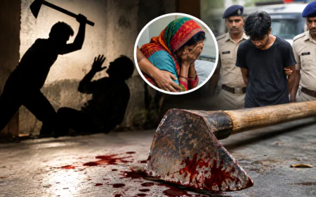 नशे के लिए पैसे नहीं मिले तो हैवान बना बेटा, कुदाल से हमला कर पिता की हत्या; मां भी गंभीर घायल