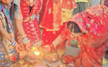 अखंड सुहाग के लिए महिलाओं ने रखा निर्जला तीज व्रत, घर-घर में शुरू हुआ अनुष्ठान, सोलह श्रृंगार कर सुहागिनों ने सुनी तीज की कथा, शिव-पार्वती और गणेश की मिट्टी की प्रतिमा बनाकर की पूजा
