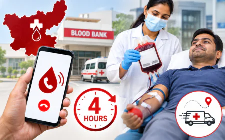 झारखंड में ब्लड की कमी से मिलेगी राहत, कॉल करते ही 4 घंटे में उपलब्ध होगा खून; स्वास्थ्य विभाग का MS साइंस से AMoU