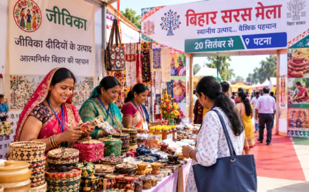 पटना में 20 सितंबर से लगेगा बिहार सरस मेला, जीविका दीदियों के उत्पादों को मिलेगा बड़ा बाजार