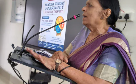 त्रिगुण सिद्धांत से समझाया व्यक्तित्व का मनोवैज्ञानिक स्वरूप, मगध विश्वविद्यालय में विशेष अतिथि व्याख्यान का आयोजन, सत्त्व, रजस् और तमस् के मनोवैज्ञानिक आयामों पर हुई चर्चा