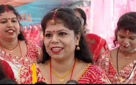 धनबाद में धूमधाम से मनाया गया कर्मा पर्व, भाई की लंबी उम्र के लिए बहनों ने रखा उपवास; झूमर पर झूमीं महिलाएं