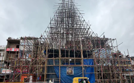 बिहार में पहली बार महाकालेश्वर मंदिर की तर्ज पर बनेगा भव्य दुर्गा पूजा पंडाल, सम्पतचक में दिखेगी आस्था और भव्यता