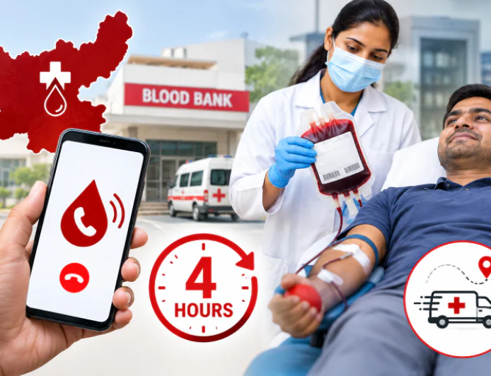 झारखंड में ब्लड की कमी से मिलेगी राहत, कॉल करते ही 4 घंटे में उपलब्ध होगा खून; स्वास्थ्य विभाग का MS साइंस से AMoU