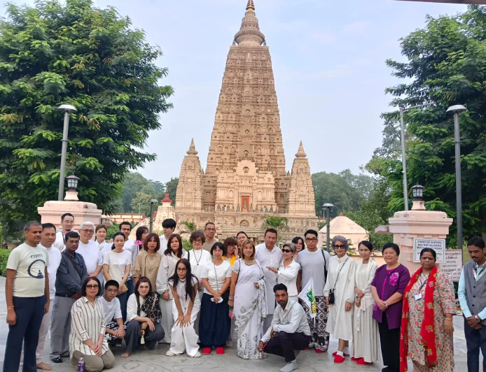 थाईलैंड का 28 सदस्यीय प्रतिनिधिमंडल पहुंचा बिहार, बोधगया में महाबोधि मंदिर के किए दर्शन