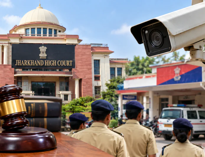 थानों में CCTV नहीं लगाने पर झारखंड हाईकोर्ट सख्त, मुख्य सचिव-गृह सचिव और DGP को कारण बताओ नोटिस