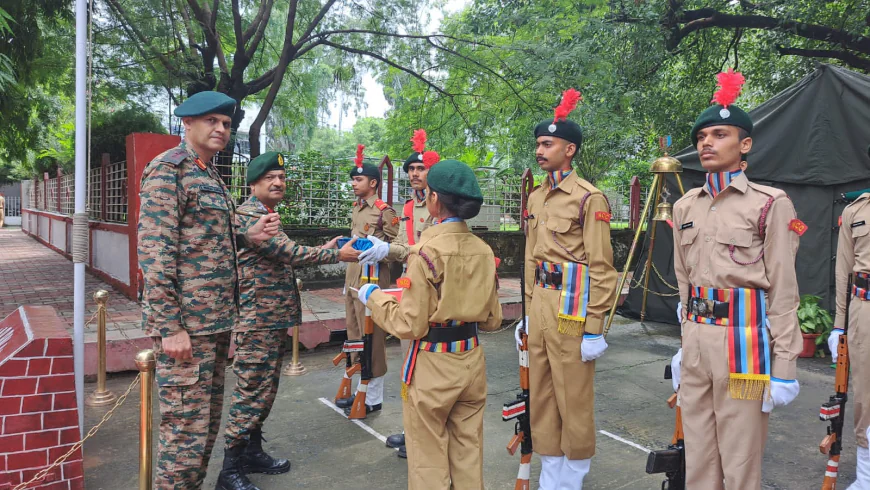 हौसला मजबूत हो तो कोई भी लक्ष्य हासिल करना संभव : ब्रिगेडियर देबकुमार सेन, एनसीसी कैडेटों ने दिया गार्ड ऑफ ऑनर, ग्रुप कमांडर ने कैंप की व्यवस्थाओं व प्रशिक्षण का लिया जायजा