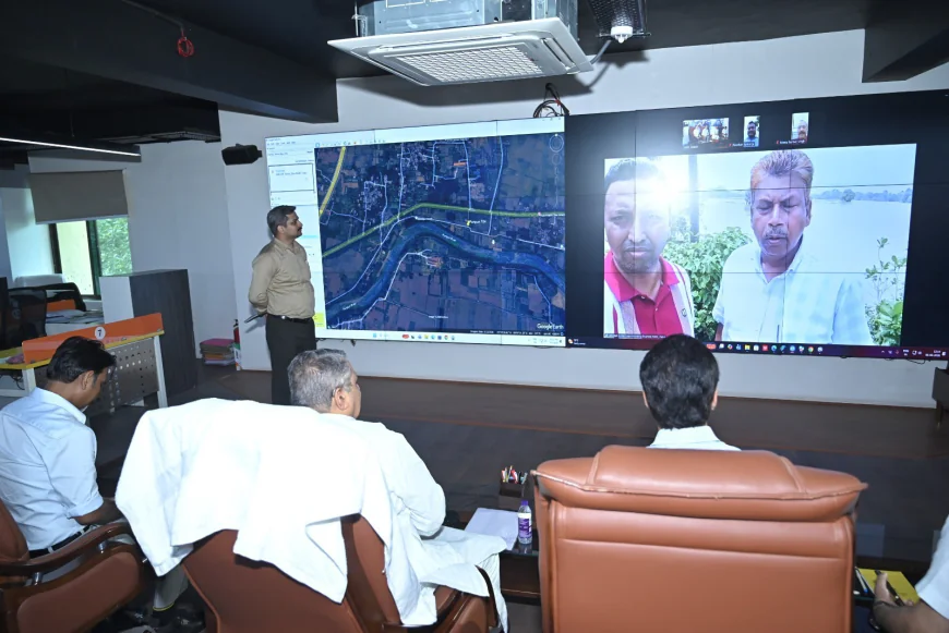 बिहार में बाढ़ से निपटने की तैयारी तेज, विजय कुमार चौधरी ने कंट्रोल कमांड सेंटर से की फ्लड फाइटिंग की समीक्षा