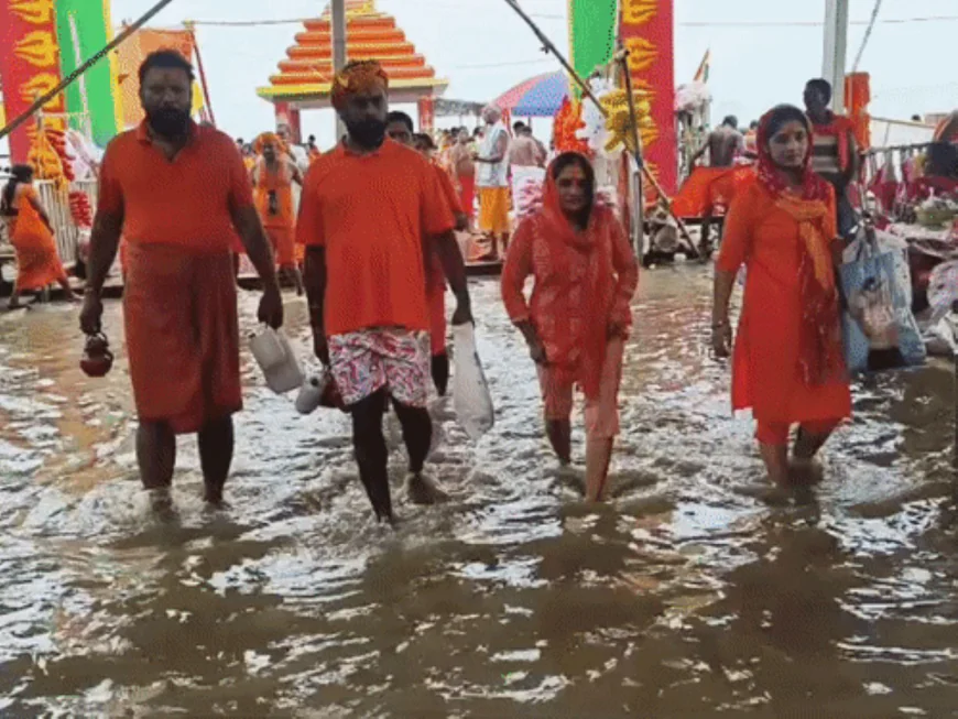 गंगा के जलस्तर में उतार-चढ़ाव जारी, सुलतानगंज में HFL से महज 3 सेंटीमीटर नीचे पहुंचा पानी