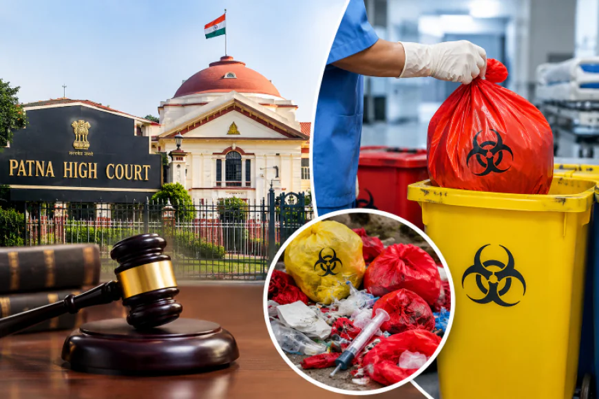 अस्पतालों के बायोमेडिकल कचरे पर पटना हाईकोर्ट सख्त, प्रदूषण बोर्ड से मांगी कार्रवाई की रिपोर्ट