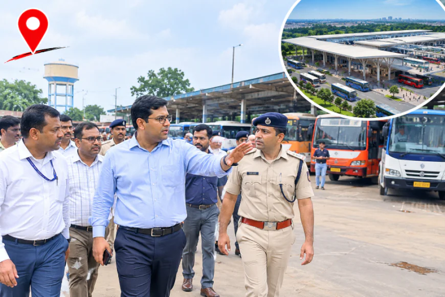 रांची को जल्द मिलेगा बड़ा बस अड्डा, ट्रांसपोर्ट नगर में नगर आयुक्त ने किया निरीक्षण