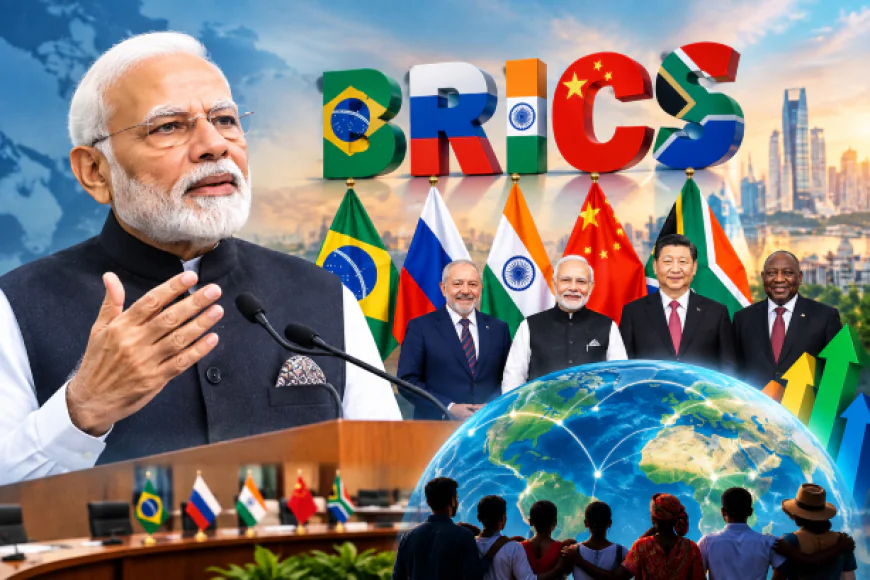 BRICS के 20 साल पूरे, PM मोदी का बड़ा विजन: अगले दो दशकों में ‘रूल-टेकर’ नहीं, ‘रूल-शेपर’ बनेगा ग्लोबल साउथ