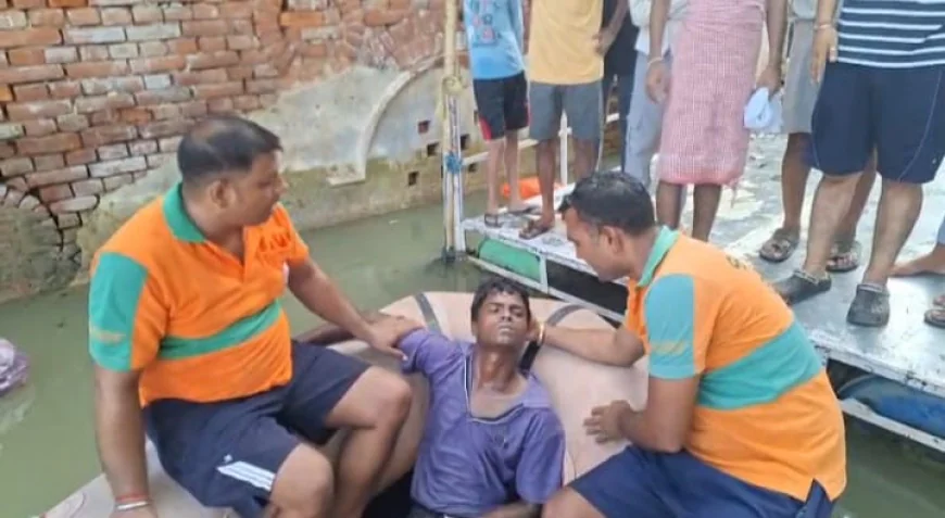 गहरे पानी में डूब रहा था मासूम, SDRF बनी देवदूत; शिवम को बचाकर लौटाई जिंदगी