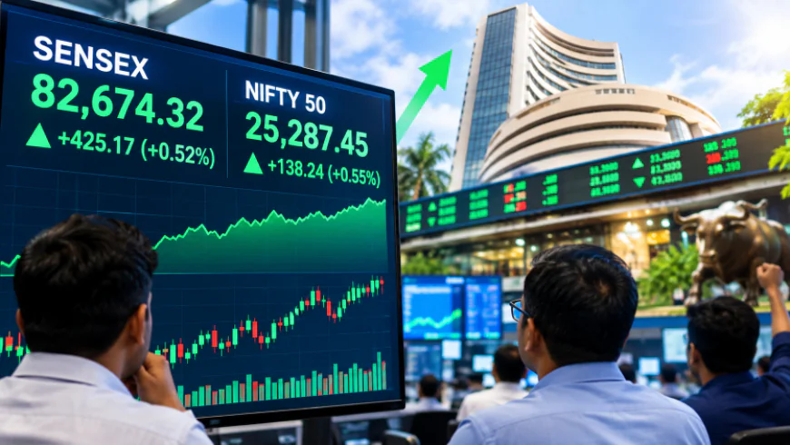 Stock Market Today: कल की गिरावट के बाद बाजार में लौटी रौनक, खुलते ही चढ़े सेंसेक्स-निफ्टी