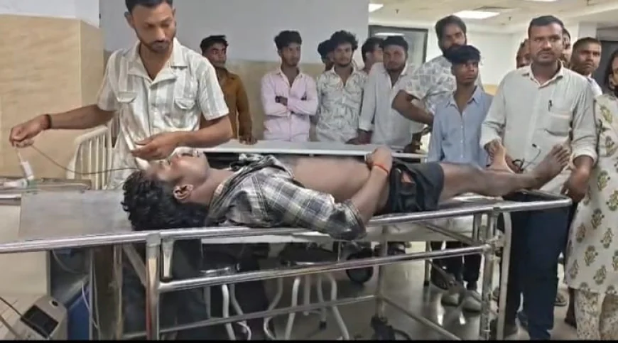 करौटा में धान के खेत के पानी में मिला युवक, अस्पताल में मौत; परिजनों ने जताई हत्या की आशंका