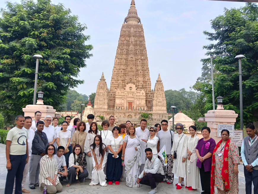 थाईलैंड का 28 सदस्यीय प्रतिनिधिमंडल पहुंचा बिहार, बोधगया में महाबोधि मंदिर के किए दर्शन