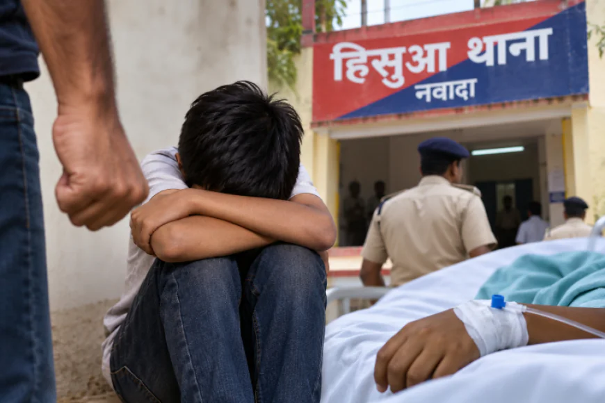 नवादा में नाबालिग को बांधकर पिटाई का आरोप, जबरन जहरीला पदार्थ खिलाने की कोशिश; अस्पताल में इलाज जारी