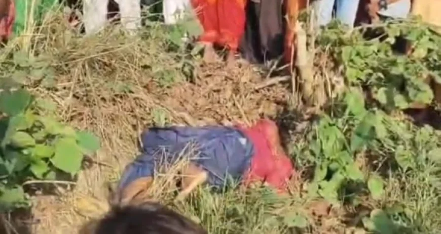 दरभंगा में सुनसान सड़क किनारे खेत से 22 वर्षीय युवती का शव बरामद, FSL टीम ने जुटाए साक्ष्य