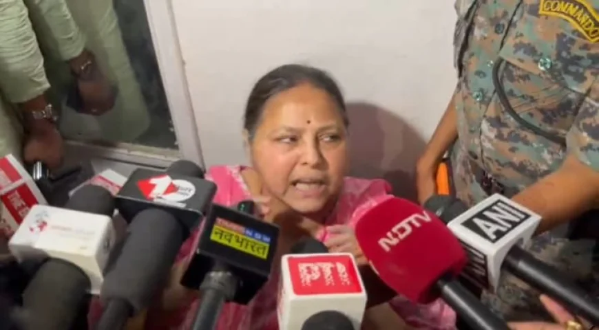 जमुई नाबालिग की पहचान उजागर करने के आरोप पर मीसा भारती पहुंचीं सचिवालय थाना, CM सम्राट चौधरी के खिलाफ FIR की मांग