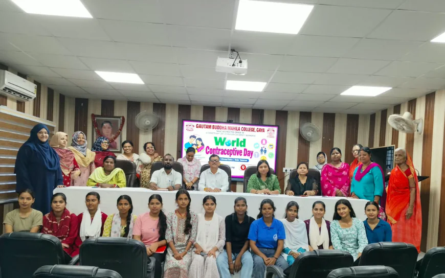 जीबीएम कॉलेज में 'विश्व गर्भनिरोधक दिवस' पर सेहत केंद्र की ओर से जागरूकता कार्यक्रम, मानव जनसंख्या पर नियंत्रण लगाने के लिए जरूरी है जागरूकता