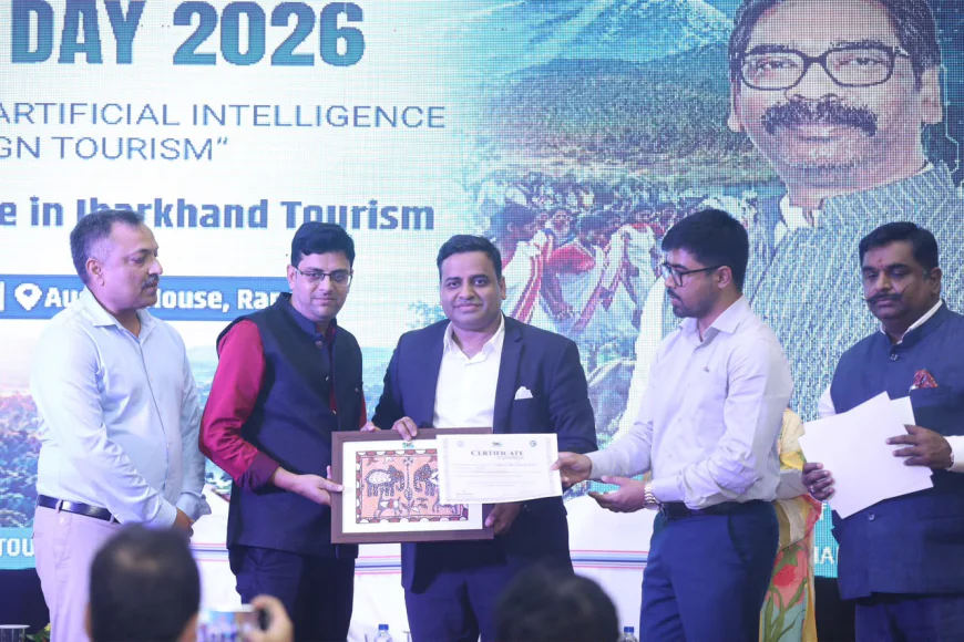 विश्व पर्यटन दिवस पर ऑड्रे हाउस में विशेष आयोजन, झारखंड पर्यटन में योगदान देने वाले पर्यटक मित्रों और स्टेकहोल्डर्स का सम्मान