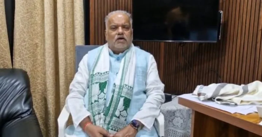 जमशेदपुर पहुंचे बिहार के मंत्री श्रवण कुमार, झारखंड में बढ़ते अपराध और खनिज लूट पर सरकार को घेरा