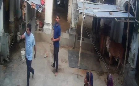 वैशाली में राम-जानकी मठ पर हमला, महंथ-पुजारी से मारपीट; CCTV में कैद हुई पूरी वारदात