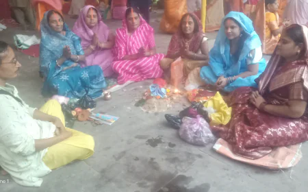जितिया पर्व पर गयाजी में गूंजा आस्था और परंपरा का रंग