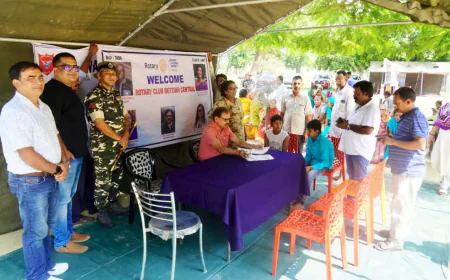 सीमावर्ती गांव में 44वीं वाहिनी एसएसबी ने लगाया स्वास्थ्य शिविर, 275 ग्रामीणों की हुई स्वास्थ्य जांच, नि:शुल्क दवाओं का किया गया वितरण