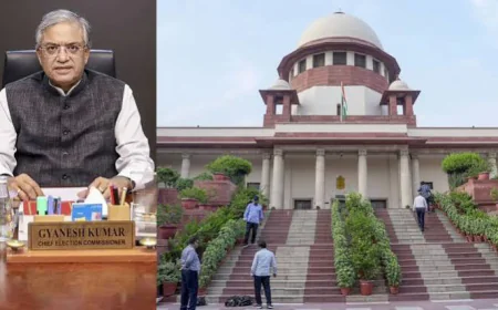 CEC ज्ञानेश कुमार के खिलाफ याचिकाओं पर सुप्रीम कोर्ट में आज सुनवाई, SIR को लेकर भी उठे सवाल