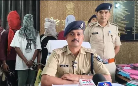भागलपुर के तपस्वी हॉस्पिटल में साइबर क्राइम को लेकर छापेमारी, 5 युवक गिरफ्तार