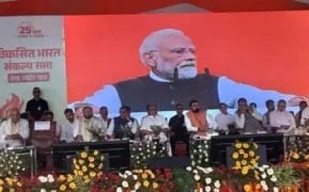 PM मोदी के सार्वजनिक जीवन के 25 साल पूरे, पटना में BJP कार्यकर्ताओं ने सुना संबोधन; बोले- जनता का आशीर्वाद ही सबसे बड़ी शक्ति