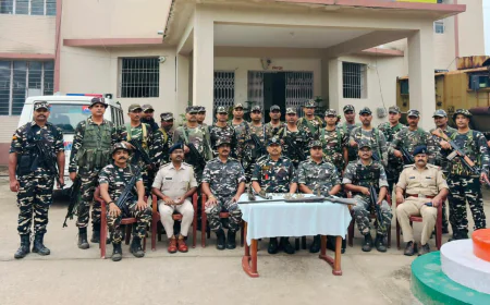 हिसिर-तेलेटांड़ जंगल में हथियारों का जखीरा बरामद, कार्बाइन समेत भारी मात्रा में गोलियां जब्त