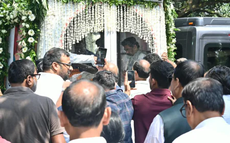 शिबू सोरेन आवास से अंतिम यात्रा के लिए रवाना हुआ रूपी सोरेन का पार्थिव शरीर, नम आंखों से दी जा रही विदाई