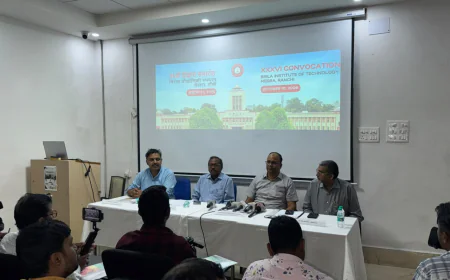 BIT मेसरा का 36वां दीक्षांत समारोह 10 अक्टूबर को, परमाणु ऊर्जा आयोग के अध्यक्ष डॉ. अजीत कुमार मोहंती होंगे मुख्य अतिथि