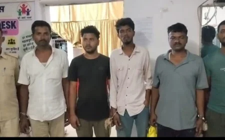 सहरसा में मोटरसाइकिल चोर गिरोह का पर्दाफाश, 6 गिरफ्तार; चोरी की 8 बाइक और देसी कट्टा बरामद